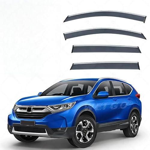 WINDABWEISER für Honda CRV MK5-RT-RW 2017-2022 Silver Bright Strip Window 4PCS, Autofenster Windabweiser Fenster Visiere Lüftung Sabweiser Seitenfenster-Visier WINDABWEISER für Honda CRV MK5-RT-RW 2017-2022 Silver Bright Strip Window 4PCS, Autofenster Windabweiser Fenster Visiere Lüftung Sabweiser Seitenfenster-Visier von Cherry66