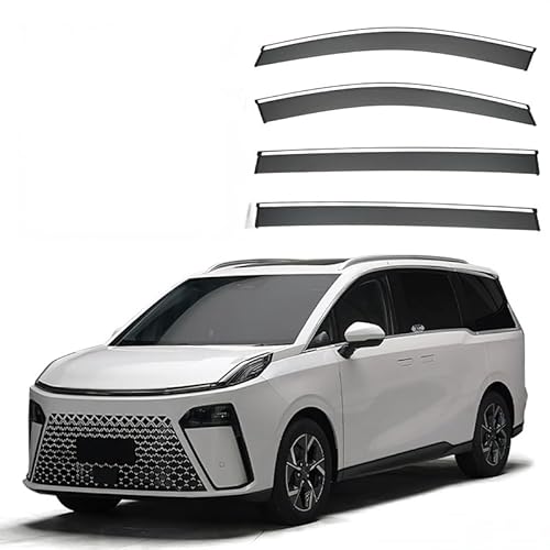 WINDABWEISER für Maxus G70/MAXUS G70 MK1 2023+ 4PCS Silver Bright Strip Window Rain Shield, Autofenster Windabweiser Fenster Visiere Lüftung Sabweiser Seitenfenster-Visier WINDABWEISER für Maxus G70/MAXUS G70 MK1 2023+ 4PCS Silver Bright Strip Window Rain Shield, Autofenster Windabweiser Fenster Visiere Lüftung Sabweiser Seitenfenster-Visier von Cherry66