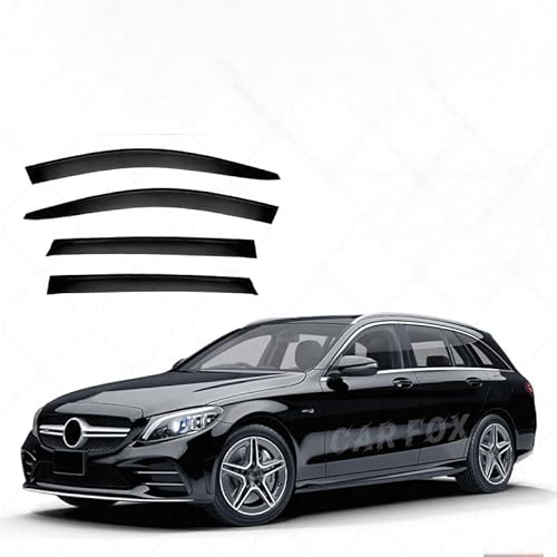 WINDABWEISER für Mercedes Benz C-Class MK4-S205 2015-2021 Travel Edition No Bright Strip Window, Autofenster Windabweiser Fenster Visiere Lüftung Sabweiser Seitenfenster-Visier WINDABWEISER für Mercedes Benz C-Class MK4-S205 2015-2021 Travel Edition No Bright Strip Window, Autofenster Windabweiser Fenster Visiere Lüftung Sabweiser Seitenfenster-Visier von Cherry66