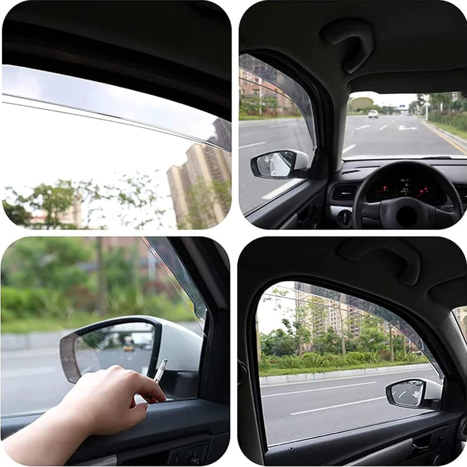 WINDABWEISER für Mercedes-Benz GLC-Class MK1-X253 2016-2021 No Bright Strip Window, Autofenster Windabweiser Fenster Visiere Lüftung Sabweiser Seitenfenster-Visier WINDABWEISER für Mercedes-Benz GLC-Class MK1-X253 2016-2021 No Bright Strip Window, Autofenster Windabweiser Fenster Visiere Lüftung Sabweiser Seitenfenster-Visier von Cherry66