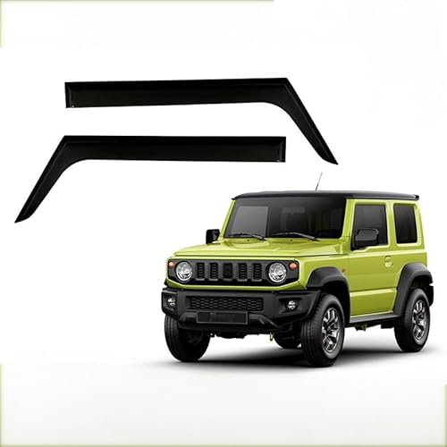 WINDABWEISER für Suzuki Jimny MK4-JB64W-JB74W 2019+ No Bright Strip Window 2PCS Three-Door Version, Autofenster Windabweiser Fenster Visiere Lüftung Sabweiser Seitenfenster-Visier WINDABWEISER für Suzuki Jimny MK4-JB64W-JB74W 2019+ No Bright Strip Window 2PCS Three-Door Version, Autofenster Windabweiser Fenster Visiere Lüftung Sabweiser Seitenfenster-Visier von Cherry66