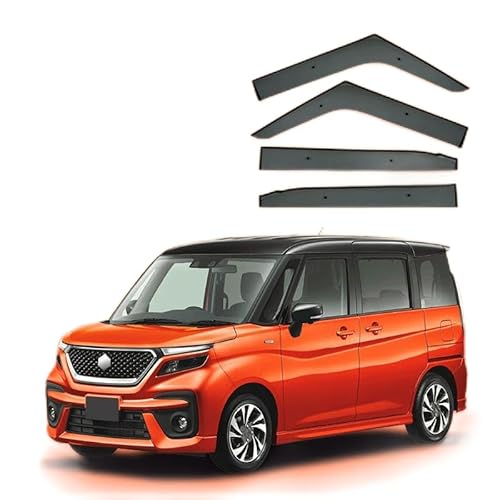 WINDABWEISER für Suzuki Solio MK4-MA27S-MA37S 2020+ No Bright Strip Window, Autofenster Windabweiser Fenster Visiere Lüftung Sabweiser Seitenfenster-Visier WINDABWEISER für Suzuki Solio MK4-MA27S-MA37S 2020+ No Bright Strip Window, Autofenster Windabweiser Fenster Visiere Lüftung Sabweiser Seitenfenster-Visier von Cherry66