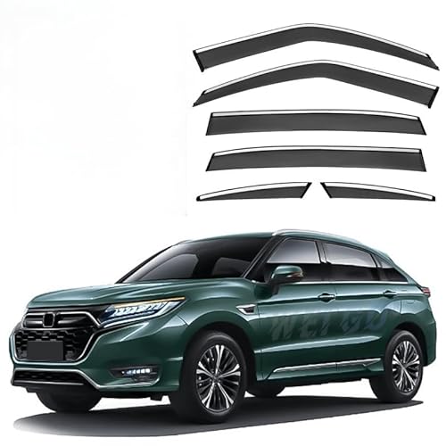 WINDABWEISER für UR-V MK1-TG1-TG6 2016-2021+ with Bright Strip Rain Shield 6PCS, Autofenster Windabweiser Fenster Visiere Lüftung Sabweiser Seitenfenster-Visier WINDABWEISER für UR-V MK1-TG1-TG6 2016-2021+ with Bright Strip Rain Shield 6PCS, Autofenster Windabweiser Fenster Visiere Lüftung Sabweiser Seitenfenster-Visier von Cherry66