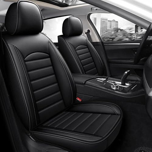Chifeng Universal Autositzbezüge Auto Vordersitz 2 Stück Set wasserdicht PU Leder Autositzbezüge Fit für Opel Astra g h j f k Corsa b c d e Vectra a b c von Chifeng