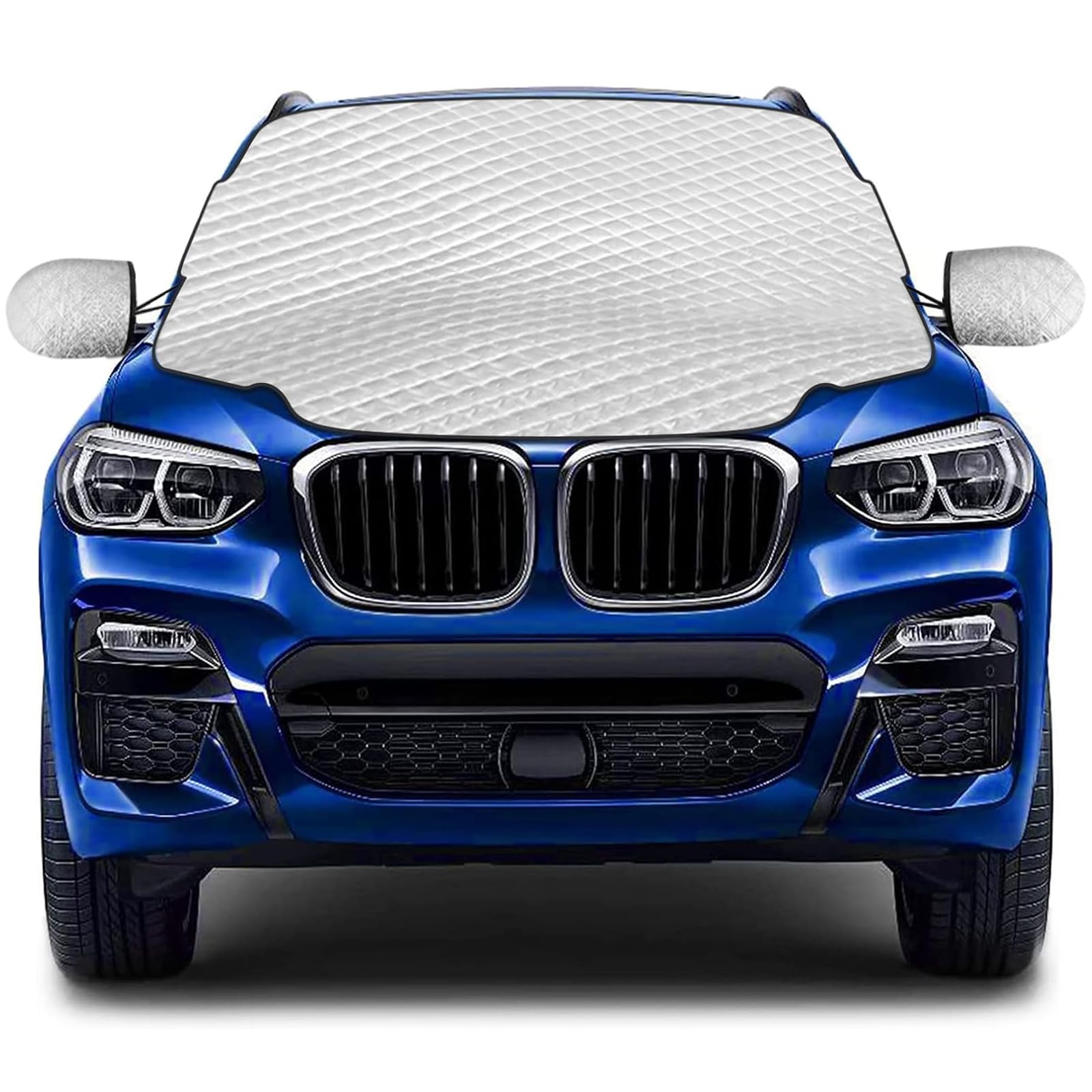 Frontscheibenabdeckung, Auto Scheibenabdeckung Windschutzscheibenabdeckung, Magnetisch Frostabdeckung mit Seitenspiegelabdeckung, Autofenster-Sonnenschutz, Frostschutz für Auto/SUV ,157cm × 126cm Frontscheibenabdeckung, Auto Scheibenabdeckung Windschutzscheibenabdeckung, Magnetisch Frostabdeckung mit Seitenspiegelabdeckung, Autofenster-Sonnenschutz, Frostschutz für Auto/SUV ,157cm × 126cm von Chollima