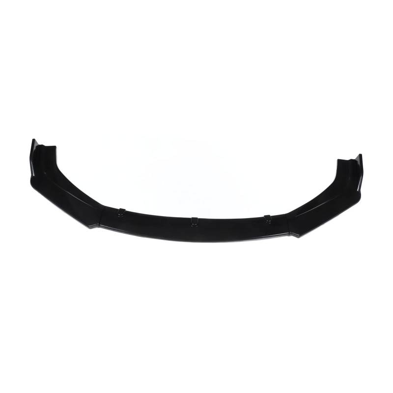 Frontstoßstange Lippe Frontspoiler Karosserie Kit Splitter Glänzend Schwarz Hohe Festigkeit Universal von Chrees