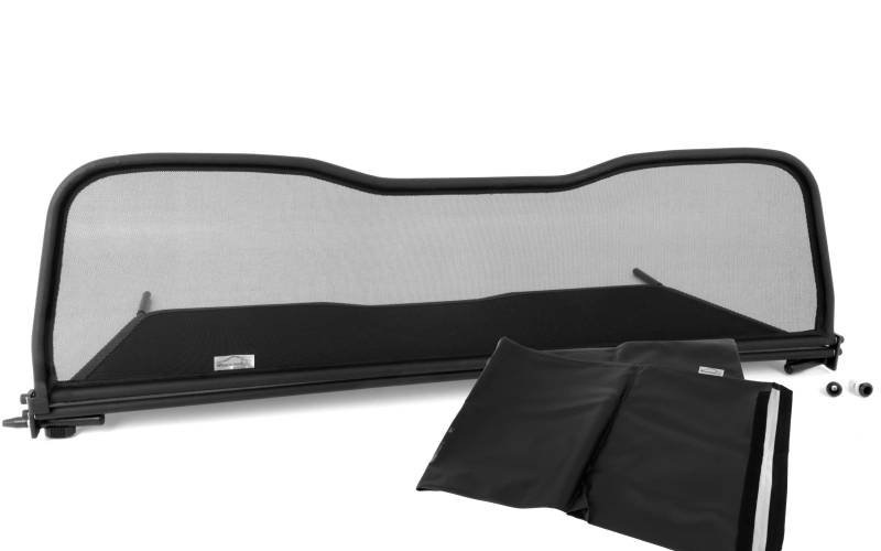 Airax Windschott geeignet für Ford Mustang VI Convertible Cabrio mit Tasche von Chrom Design