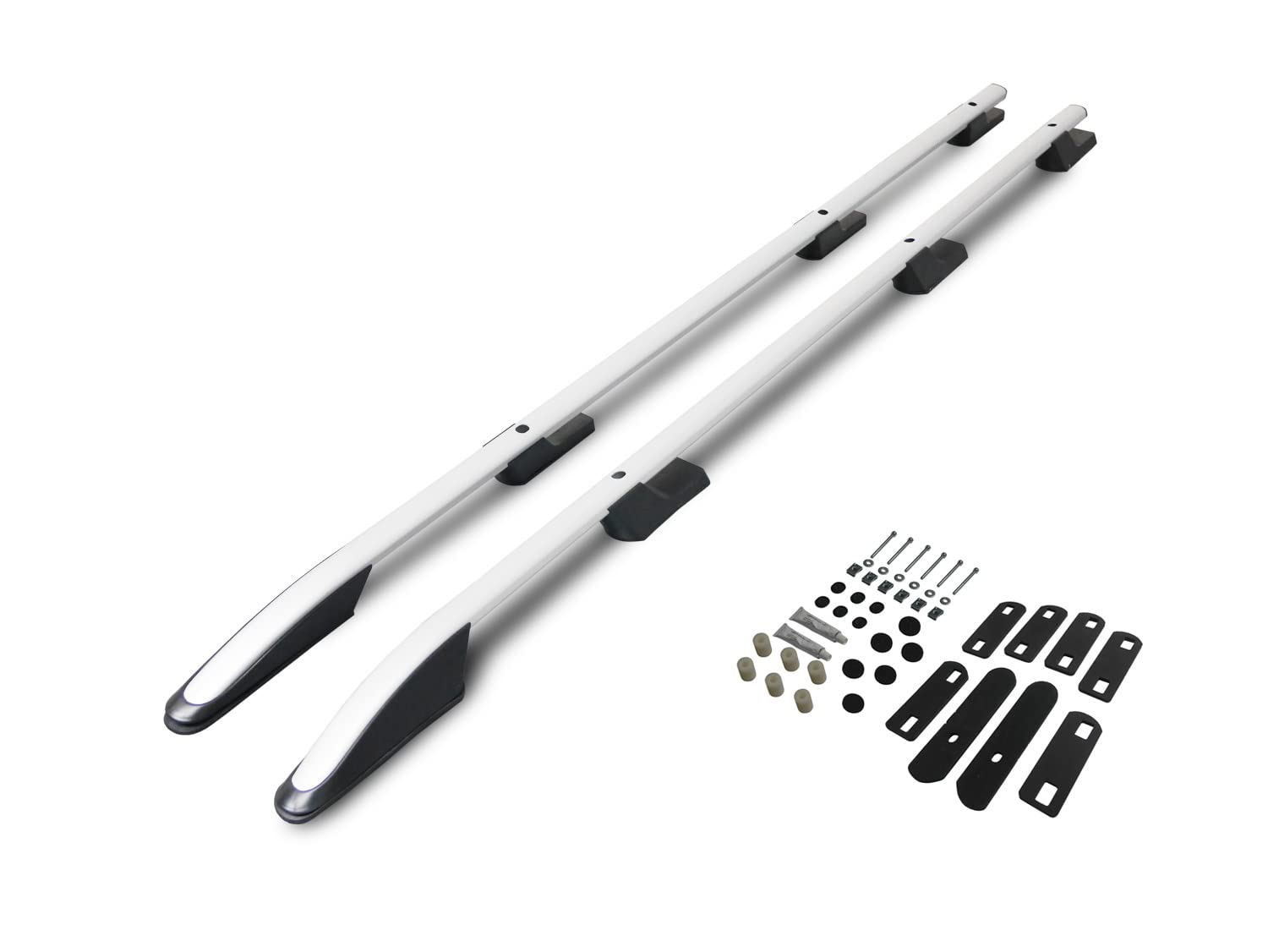 Chromemaster Dachreling Dachträger | Kompatibel mit Nissan Primastar 2001-2014 L2 Long; Zur Befestigung der Dachgepäckträger, Dachboxen oder Dachfahrradträger | Robuste Konstruktion aus Aluminium; TÜV Chromemaster Dachreling Dachträger | Kompatibel mit Nissan Primastar 2001-2014 L2 Long; Zur Befestigung der Dachgepäckträger, Dachboxen oder Dachfahrradträger | Robuste Konstruktion aus Aluminium; TÜV von Chromemaster