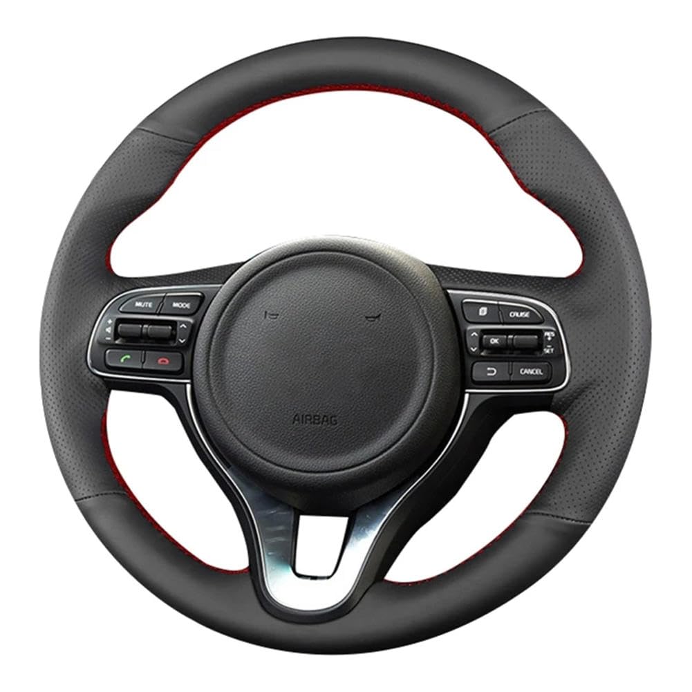 ChrySm Hand Nähen Leder Auto Lenkrad Abdeckung, Für Kia Sportage 4 KX5 2016 2017 K5 2016 2017 ChrySm Hand Nähen Leder Auto Lenkrad Abdeckung, Für Kia Sportage 4 KX5 2016 2017 K5 2016 2017 von ChrySm
