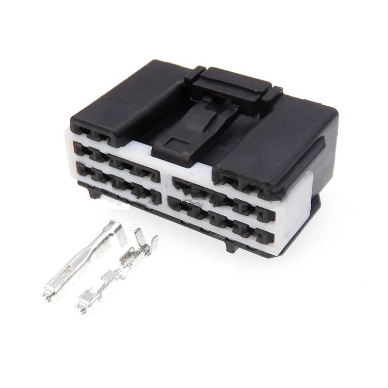 ChunLK 1 Satz 20-Loch-AC-Montage Auto-Stecker Weiblich 6098-7358 6098-7361 Autoteile Auto Niedrigstrom Elektrische unversiegelte Steckdose(Svart) von ChunLK