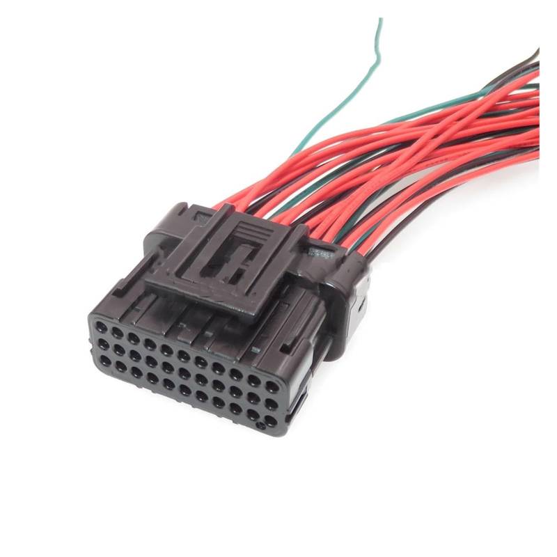 ChunLK 1 Satz 33 Löcher 6188-4871 6189-7106 Automobilstecker Auto Low Power AC Montage Unversiegelte Buchse Auto Männlich Weiblich PCB Stecker(Gray2) von ChunLK