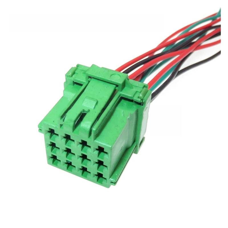 ChunLK 1 Set 12 Loch 1-967627 8-968972-1 1-967627-1 AC Montage Auto Kunststoff gehäuse Stecker Mit Terminal CD Player Elektrische Draht Buchse(Orange) von ChunLK
