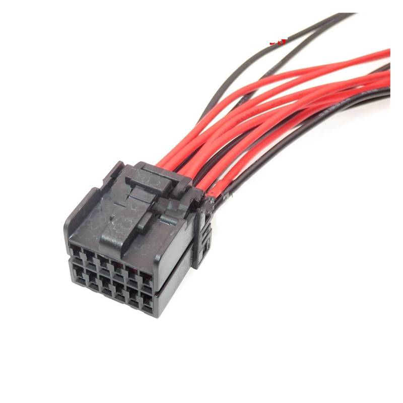 ChunLK 1 Set 12 Loch 174058-2 174045-2 AC Montage Auto Kunststoff Gehäuse Unversiegelt Stecker Auto Elektrische Draht buchse Mit Terminal(Orange) von ChunLK