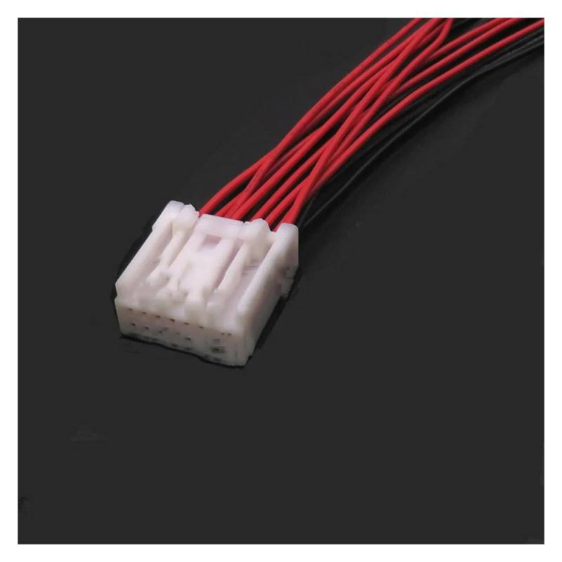 ChunLK 1 Set 16 Loch 6098-4339 6098-4333 Miniatur Weiß AC Montage Stecker Auto Lenkrad Verdrahtung Multifunktionale buchse(Rosso) von ChunLK