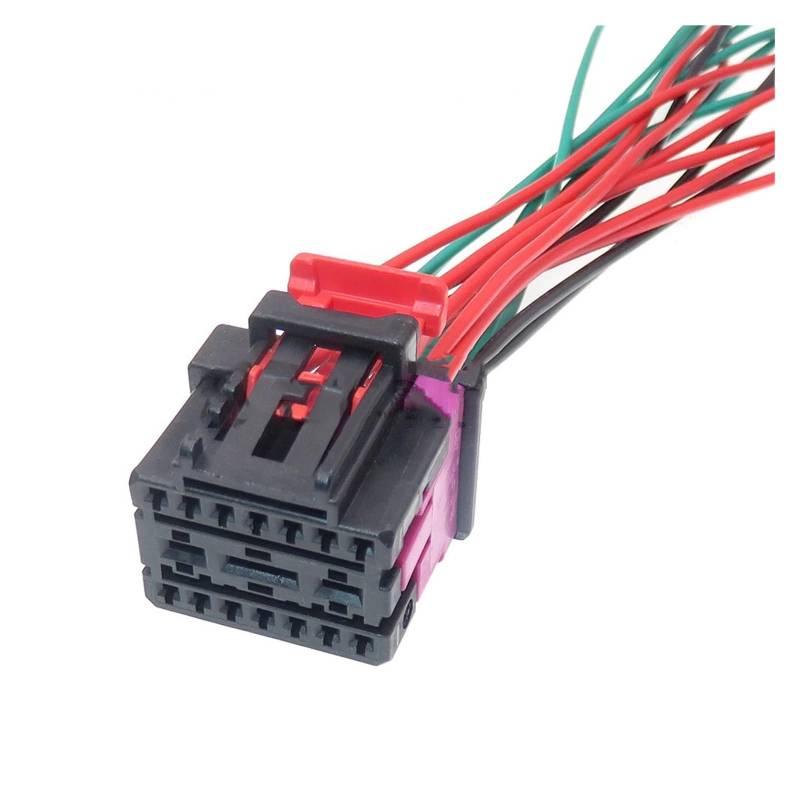 ChunLK 1 Set 17 Loch 4F0972483 4F0972575A AC Montage Verbund Buchse for 4F0972575 Auto Verdrahtung Terminal Elektrische Stecker(Gray2) von ChunLK