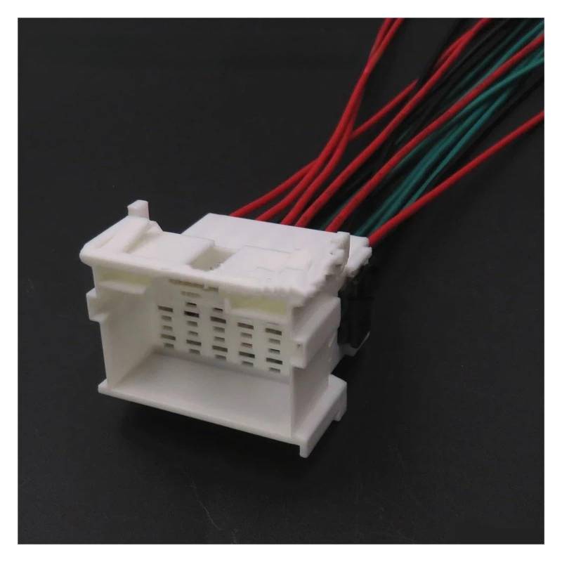 ChunLK 1 Set 18 Loch 7-968974-1 2-967629-1 AC Montage Auto Elektrische Kabelbaum Buchse Auto Power Verstärker Kunststoff Gehäuse Stecker(Rosso) von ChunLK