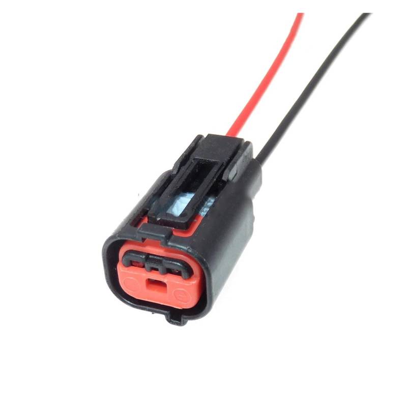 ChunLK 1 Set 2 Loch 15383213 AC Montage Auto Verdrahtung Terminal wasserdichte Steckdose 13579999 Auto Elektrische Stecker Automotive Zubehör(Purple) von ChunLK