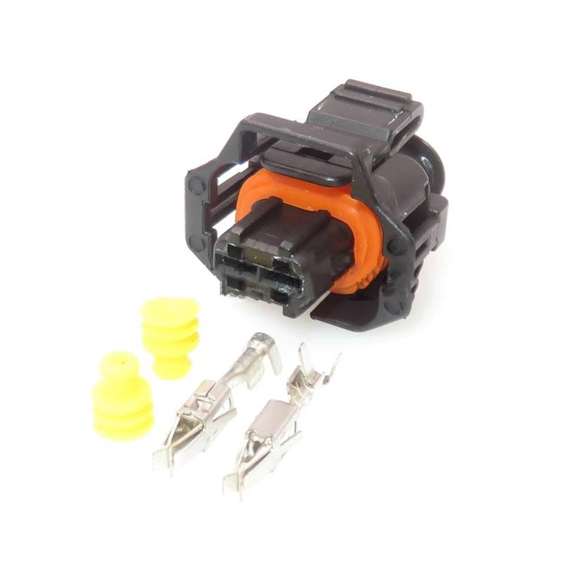 ChunLK 1 Set 2 Loch 1928403874 1928404226 AC Montage Auto Nockenwelle Sensor wasserdichte Stecker Auto Verdrahtung Buchse(Svart) von ChunLK