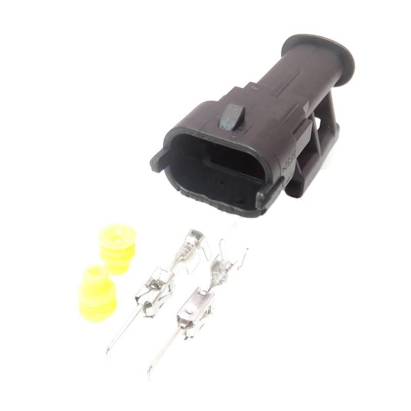 ChunLK 1 Set 2 Loch 1928403874 1928404226 AC Montage Auto Nockenwelle Sensor wasserdichte Stecker Auto Verdrahtung Buchse(White) von ChunLK