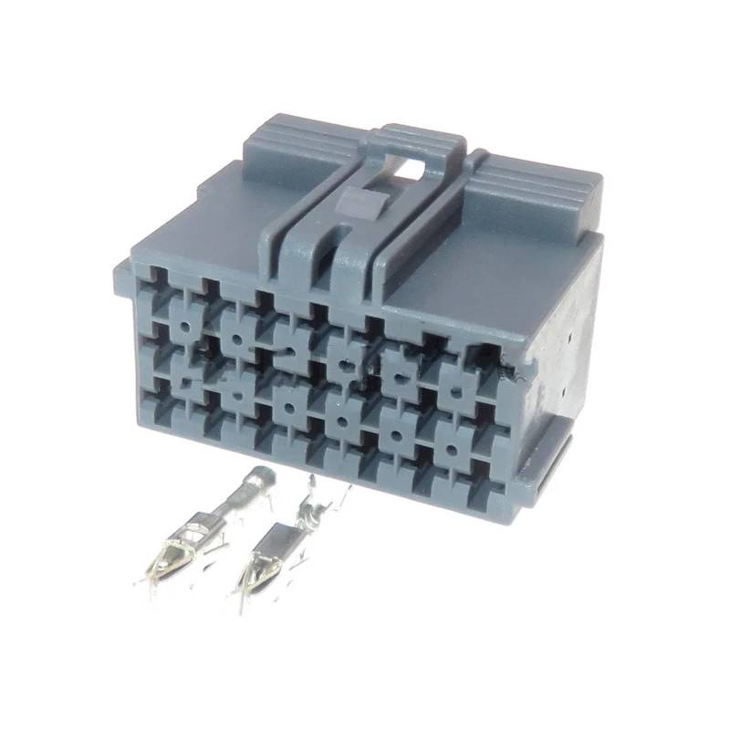 ChunLK 1 Set 21 Loch 1-967625-3 967635-1 AC Montage Auto Grau Kunststoff Gehäuse Unversiegelt Buchse Auto Power Verstärker Stecker von ChunLK