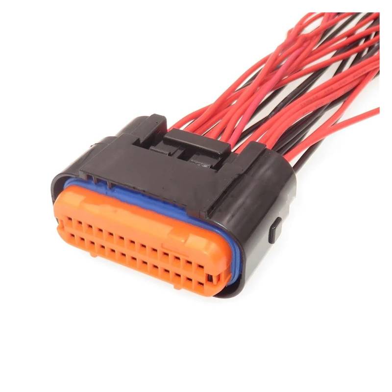 ChunLK 1 Set 26 Loch Auto AC Montage Kabelbaum Sockel MX23A26SF1 MX23A26NF1 Automobil Stecker MX23A26XF1(Gray2) von ChunLK