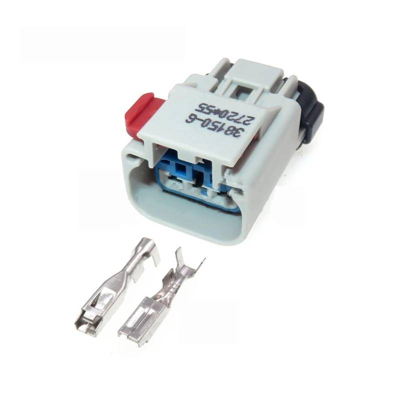 ChunLK 1 Set 3 Loch 54200309 54200313 AC Montage Auto Kurbelwelle Position Sensor wasserdichte Anschlüsse Auto Draht Buchse(Svart) von ChunLK