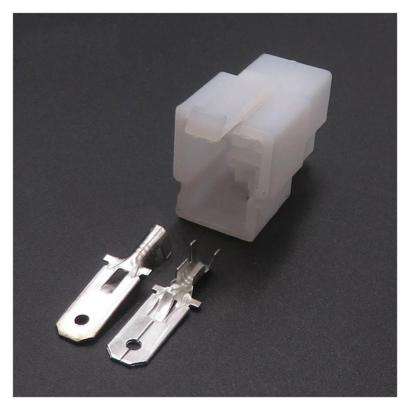 ChunLK 1 Set 3 Weg AC Montage Unversiegelt Adapter 6120-2033 6110-4533 Automobil Buchse Zubehör Auto Elektrische Kabel stecker(White) von ChunLK