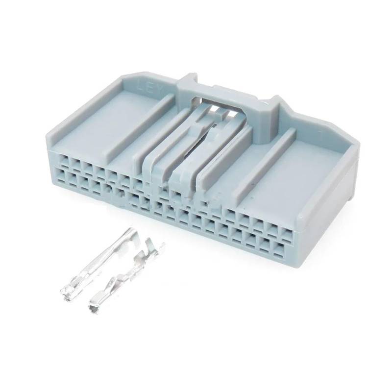 ChunLK 1 Set 36 Loch AC Montage Auto Kleine Power Unversiegelt Stecker for MX34036SF1 Auto Display Bildschirm Verdrahtung Terminal Buchse(Svart) von ChunLK