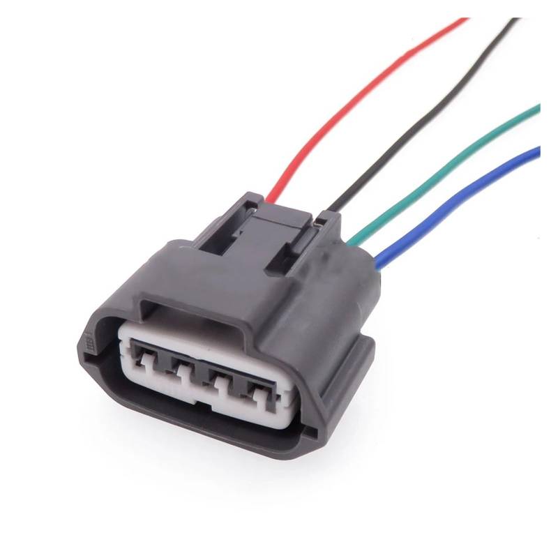 ChunLK 1 Set 4 Loch 6189-0781 AC Montage Automobil Lichtmaschine Kunststoff Gehäuse wasserdichte Steckdose Auto Kabelbaum Stecker(White) von ChunLK