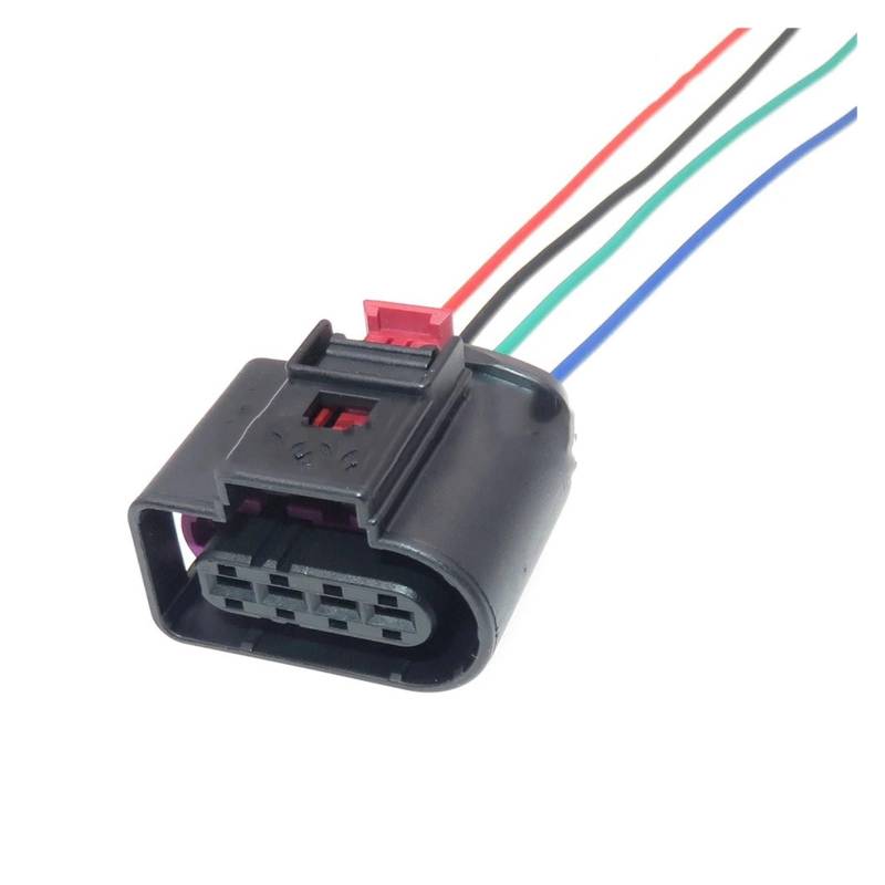 ChunLK 1 Set 4 Loch 8K0971994A AC Montage Auto Buchse for Auto Elektrische Draht wasserdichte Stecker(Purple) von ChunLK