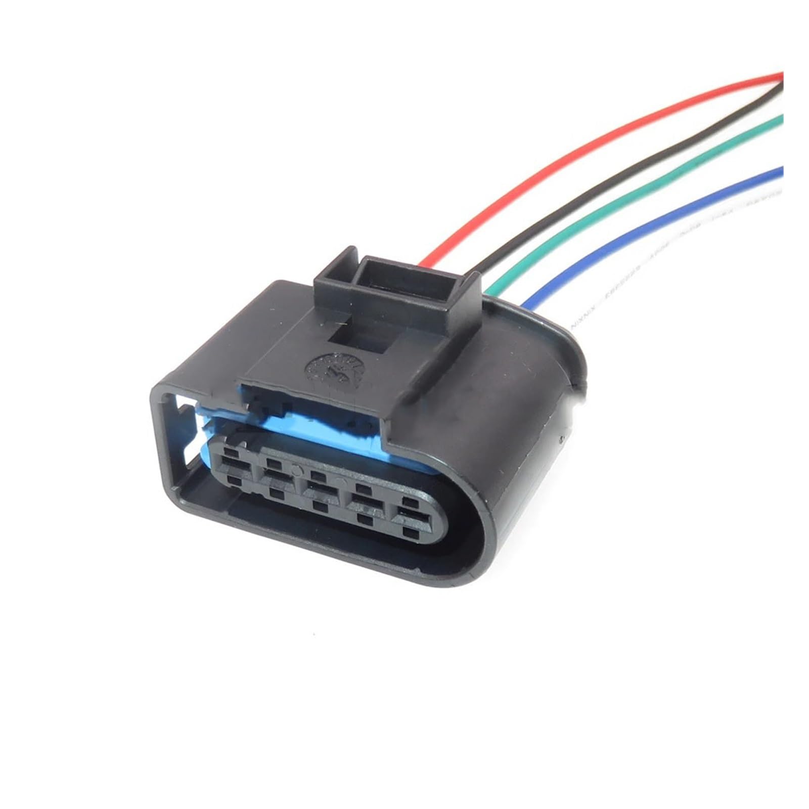 ChunLK 1 Set 5 Loch 1J0973999A Auto Buchse Auto Luftmassenmesser Elektrische Stecker AC Montage 1J0 973 999 for MK4 TDI ALH(Svart) von ChunLK