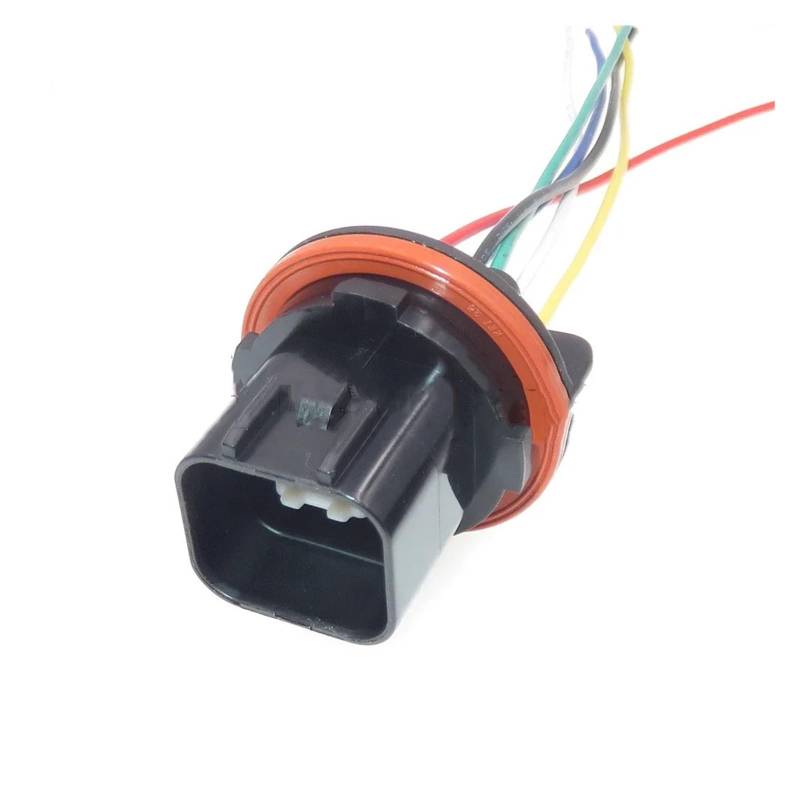 ChunLK 1 Set 6 Loch MG653863-5 AC Montage Auto Kabel Stecker for MG643866-5 Scheinwerfer Kabelbaum Sockel(Rosso) von ChunLK