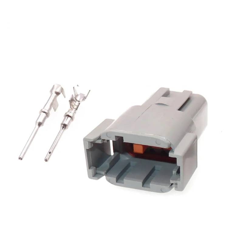 ChunLK 1 Set 8 Loch Auto Sealed Kabelbaumstecker DTM06-8S DTM04-8P ATM04-8P AC-Montage Große Steckdose(Gray2) von ChunLK