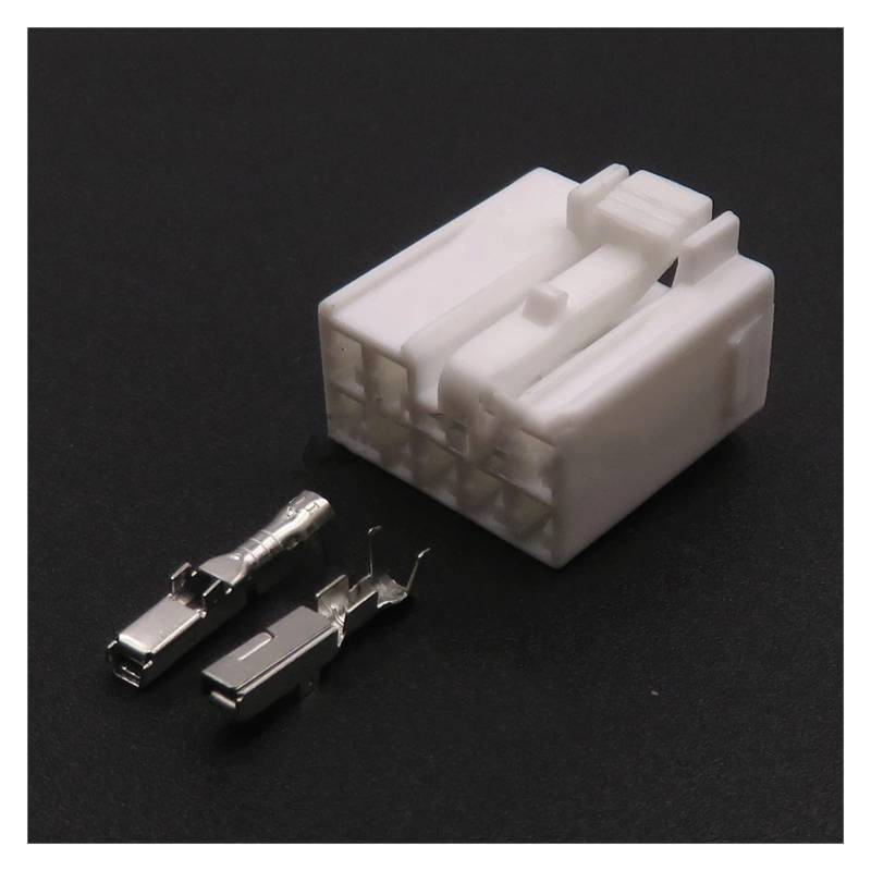 ChunLK 1 Set 8 Loch MG651050 MG641053 AC Montage Auto Fahrzeug-montiert Navigation Kabel Harness Stecker Auto Unversiegelte Buchse(White) von ChunLK