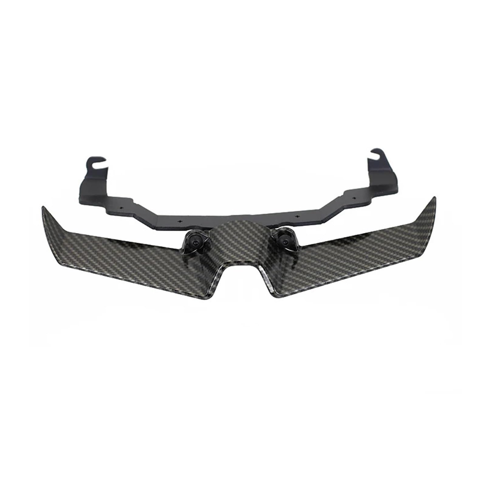 ChunLK Motorrad Schnabel Nase Kegel Verlängerung Extender Cowl Spoiler Abdeckung, MT 10 SP 2022 2023 2024 Vorderrad Kotflügel(Carbon Look) von ChunLK