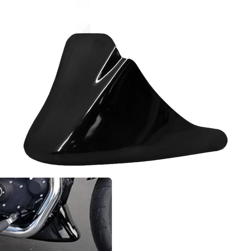 ChunLK Schwarzer Motorrad-Kotflügel vorne unten, Spoiler-Kotflügel, for Sportster XL 883 1200 Iron 2005-2014 ABS von ChunLK