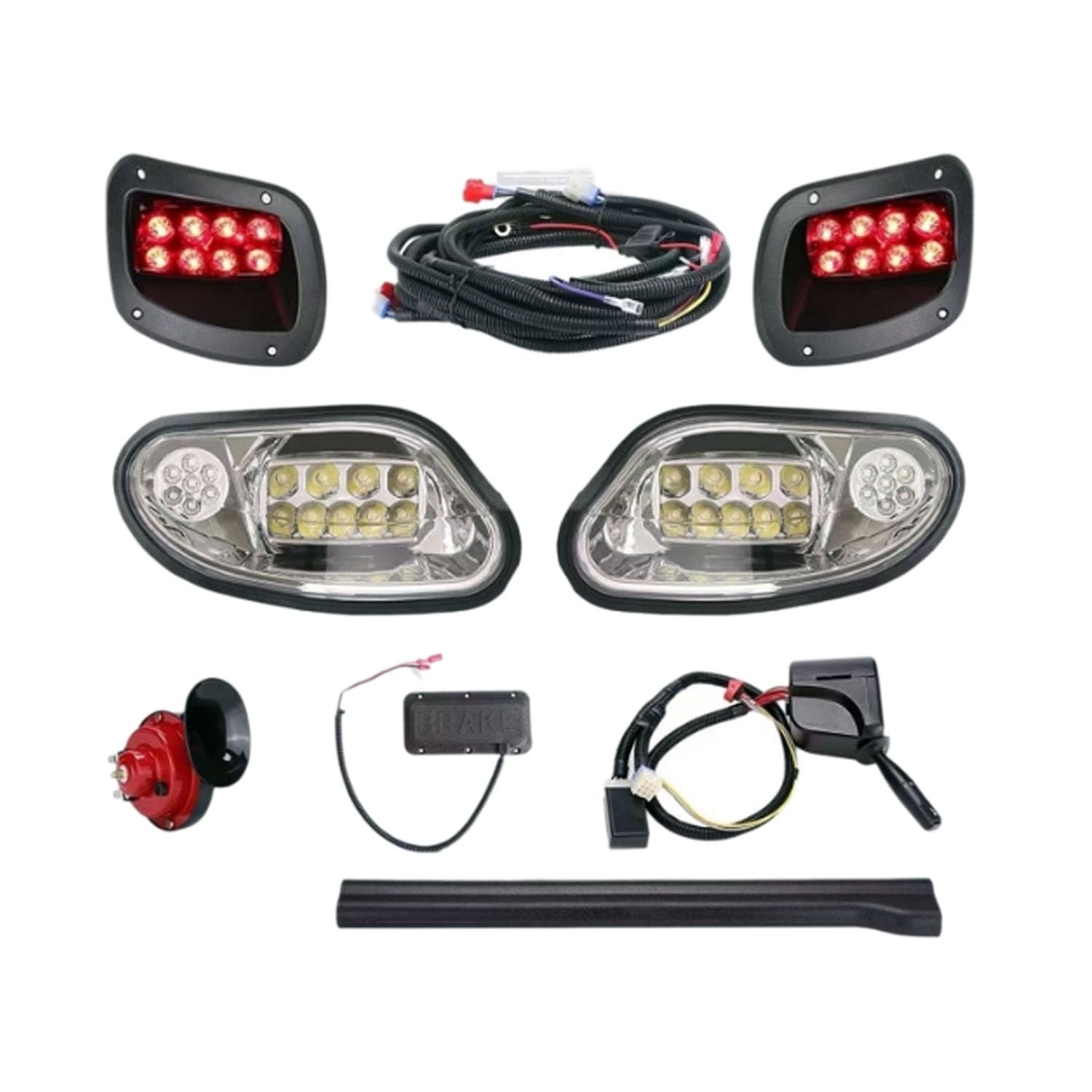Chuuparts Alle LED-Licht-Set, 12 V, kompatibel mit EZGO Golfwagen, TXT Freedom Valor T48Gas, Elektrowagen Chuuparts Alle LED-Licht-Set, 12 V, kompatibel mit EZGO Golfwagen, TXT Freedom Valor T48Gas, Elektrowagen von Chuuparts