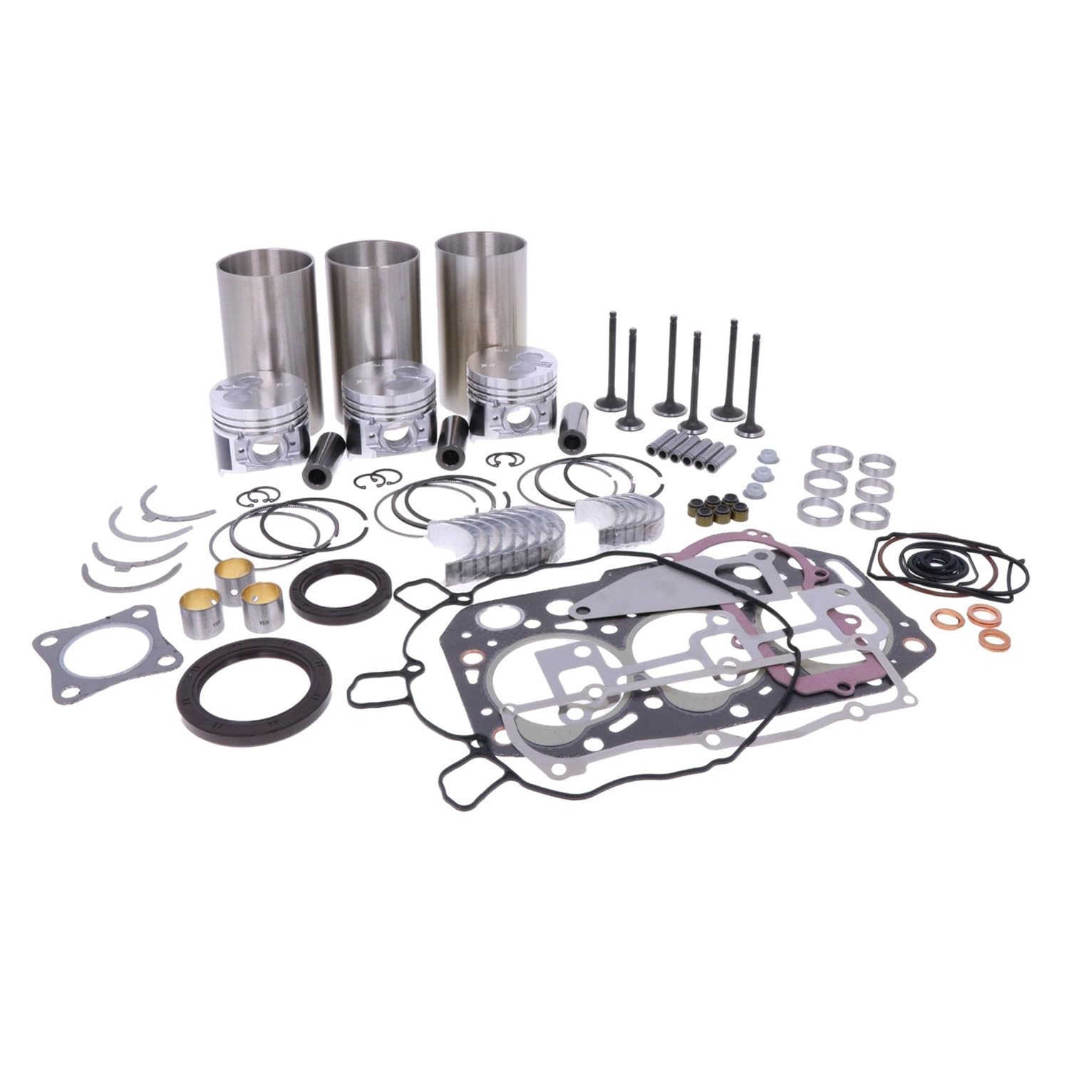 Chuuparts Überholung Rebuild Kit Kompatibel mit Yanmar 3TNV76-XJKH Kompatibel mit John Deere MFWD Traktor 2305HST Chuuparts Überholung Rebuild Kit Kompatibel mit Yanmar 3TNV76-XJKH Kompatibel mit John Deere MFWD Traktor 2305HST von Chuuparts