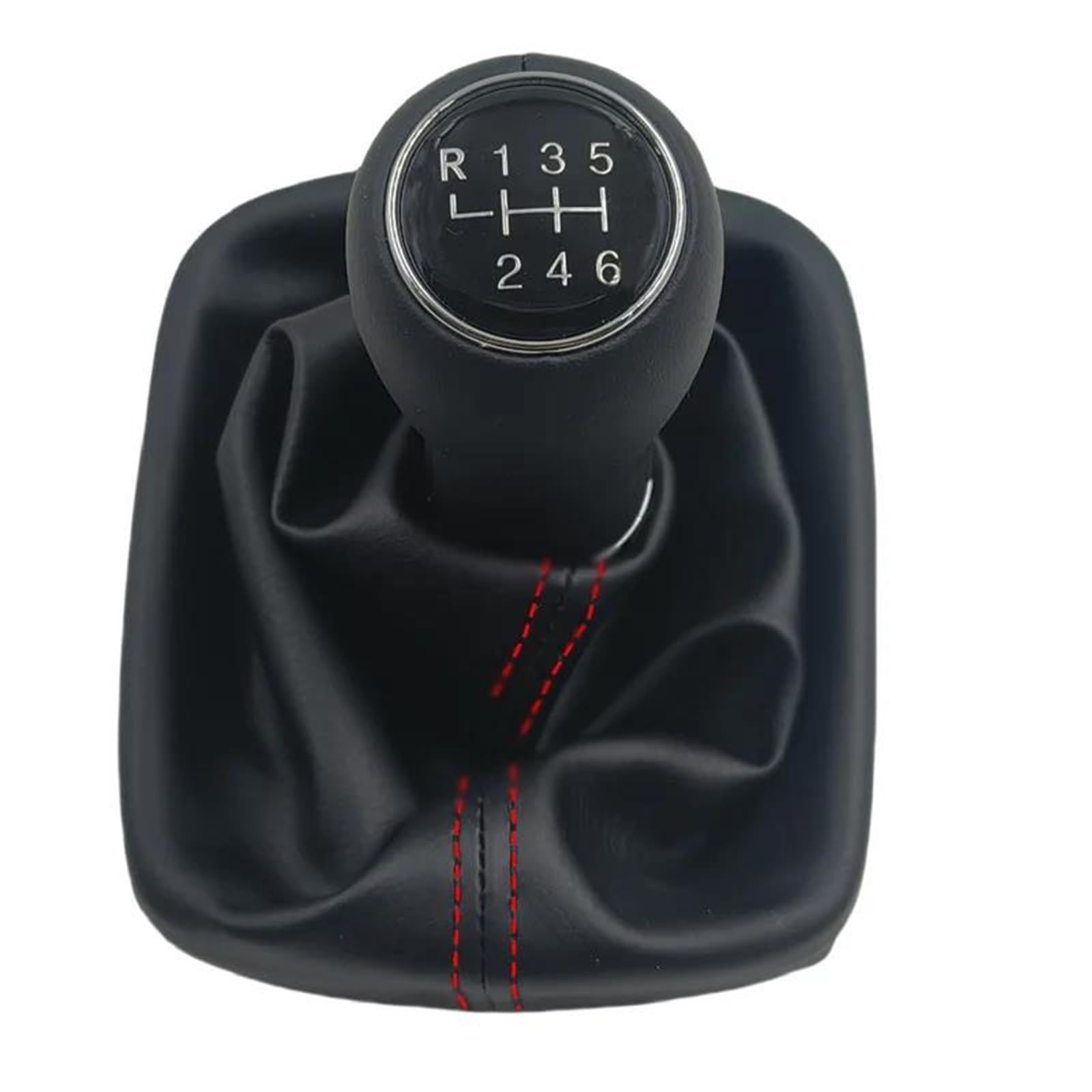 Auto Schalthebel Für A3 Für S3 Für 8P 2003-2013 6 Gang Schaltknauf Schalthebelmanschette Staubschutzhülle Getriebemanschette Schaltgriffe Rote Linie Schaltknauf Schalthebel(Type 4) von Chwqfuhf