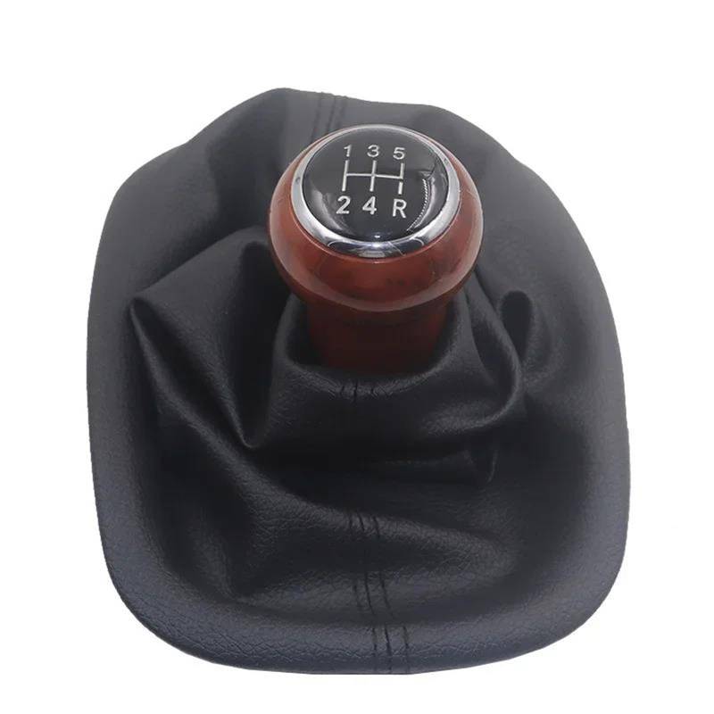 Auto Schalthebel Für A6 2 II (C5) 1997-1999 2000 2001 2002 2003 2004 2005 Schaltknauf Ledermanschette Schalthebelgriff Schalthebelmanschette Schaltknauf Schalthebel(5 Speed Black) von Chwqfuhf