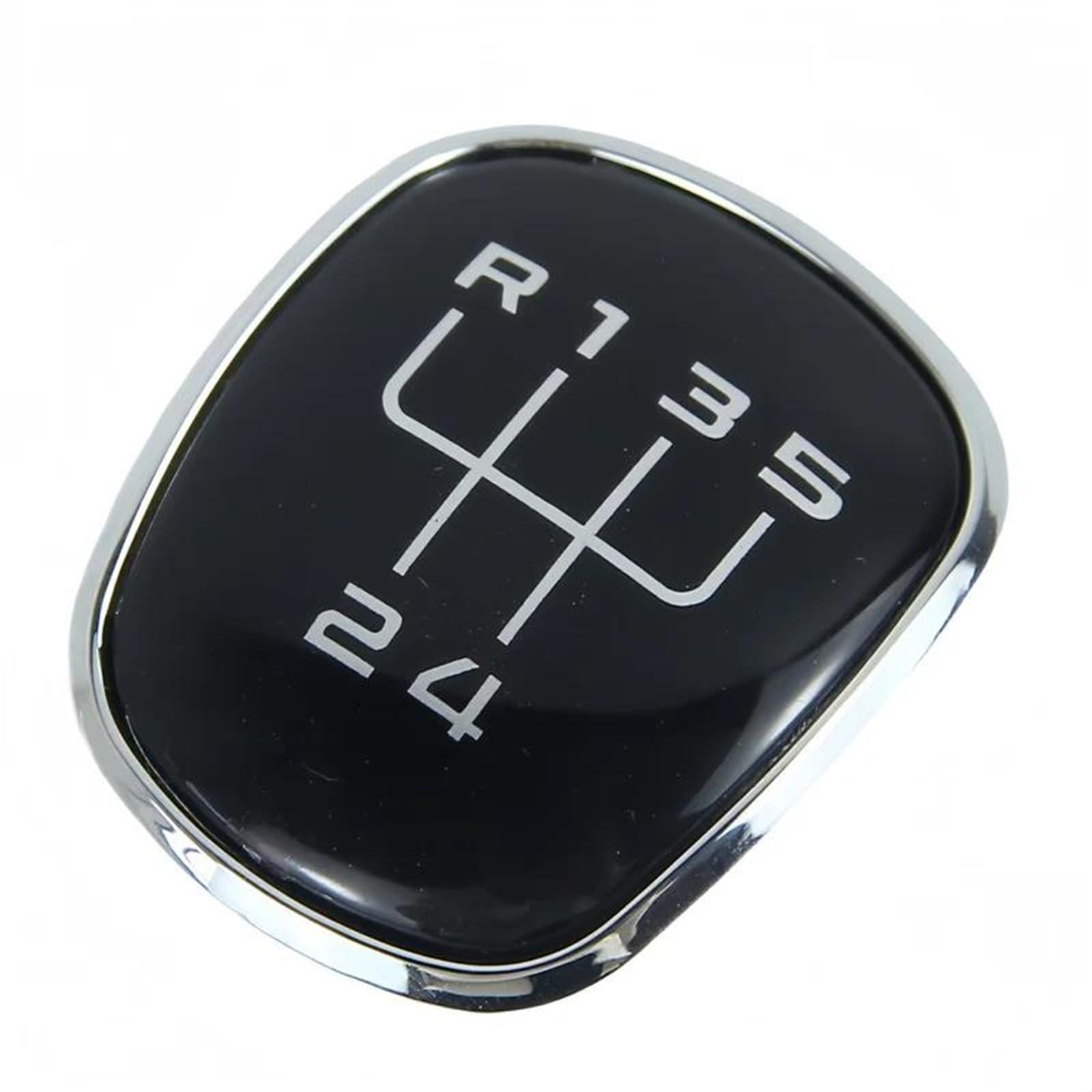 Auto Schalthebel Für Skoda Für Fabia 2 II MK2 Combi Scout 2007-2014 Glänzend Schwarz Schaltknauf Geschwindigkeit Nummer Obere Abdeckung Kappe Schaltknauf Schalthebel(5 Speed) von Chwqfuhf