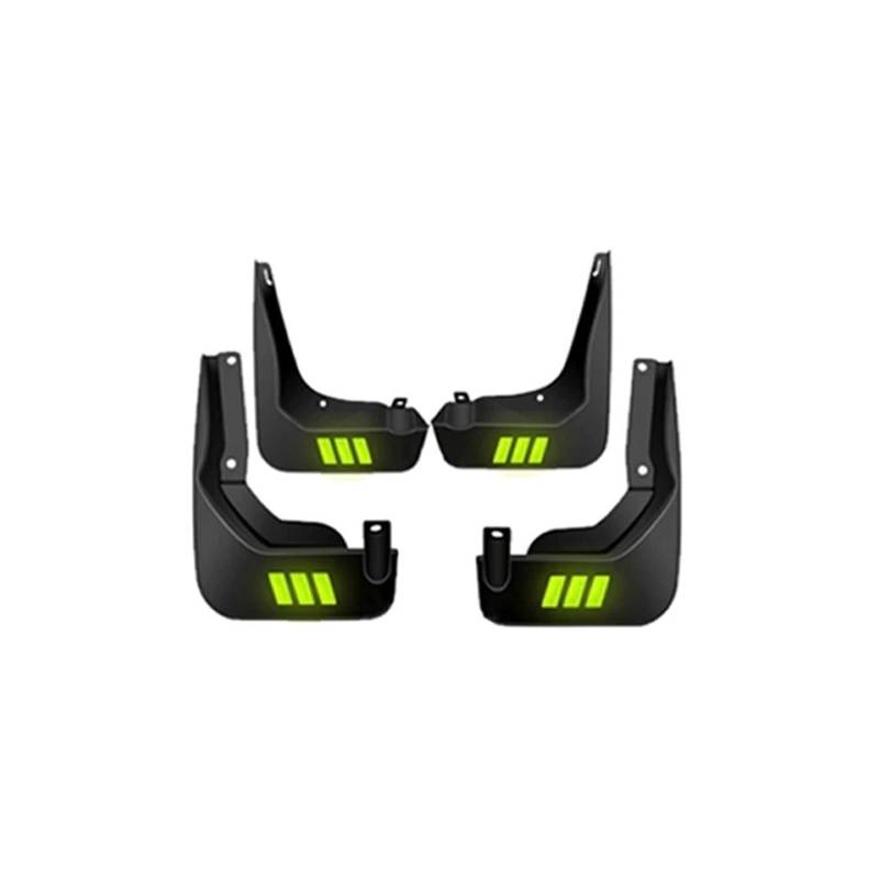 Auto Schmutzfänger Kotflügel Für Toyota BZ4X EA10 2022 Für Subaru Solterra 2023 Zubehör Schlamm Klappe Kotflügel Für Splash Mudflap Auto Vorne Hinten Für Grand Auto Spritzschutz Schutzbleche(Reflectiv von Chwqfuhf