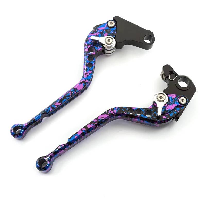 Bremshebel Für YZF R1 R6 R3 R25 R15 R125 MT03 Für MT07 Für MT09 FZ07 FZ09 Hebel Tie-dye Mix Farbe Motorrad Bremse Kupplung Hebel Kupplungshebel Motorrad(YFM700 2000-2006) von Chwqfuhf