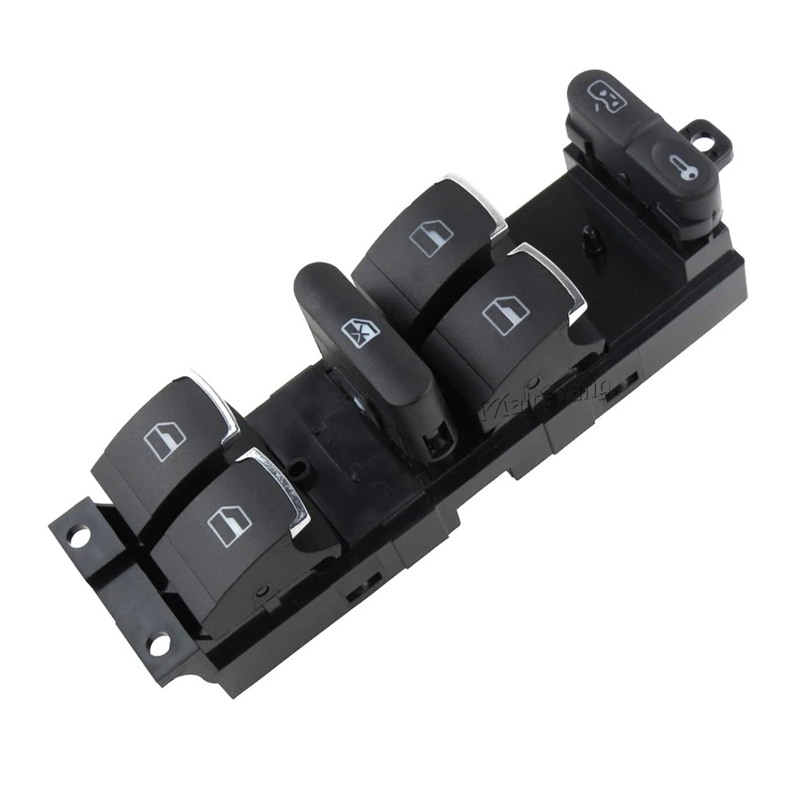 Fensterheber Schalter Für Jetta Für Golf Für GTI MK4 Für Passat B5 1998 1999 2000 2001-2005 Fenster Master Control Switch Panel Glas Heber Taste 3BD959857 Elektrische Schalter Fensterheber(Chrome 9Pin Fensterheber Schalter Für Jetta Für Golf Für GTI MK4 Für Passat B5 1998 1999 2000 2001-2005 Fenster Master Control Switch Panel Glas Heber Taste 3BD959857 Elektrische Schalter Fensterheber(Chrome 9Pin von Chwqfuhf