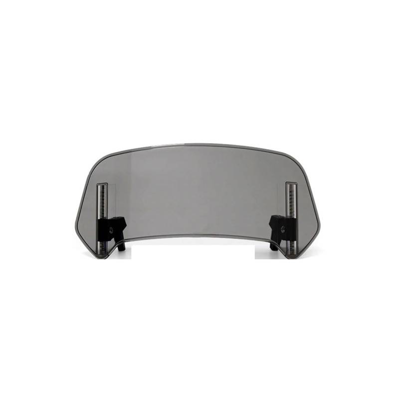 Motorrad Spoilerscheibe Für CB500X 2013-2022 2021 2020 Universal Windschutzscheibenverlängerung Einstellbarer Spoiler Clamp-On Windschutzscheibenabweiser CB500 X Motorrad Windschutzscheibe(S Light Smo von Chwqfuhf
