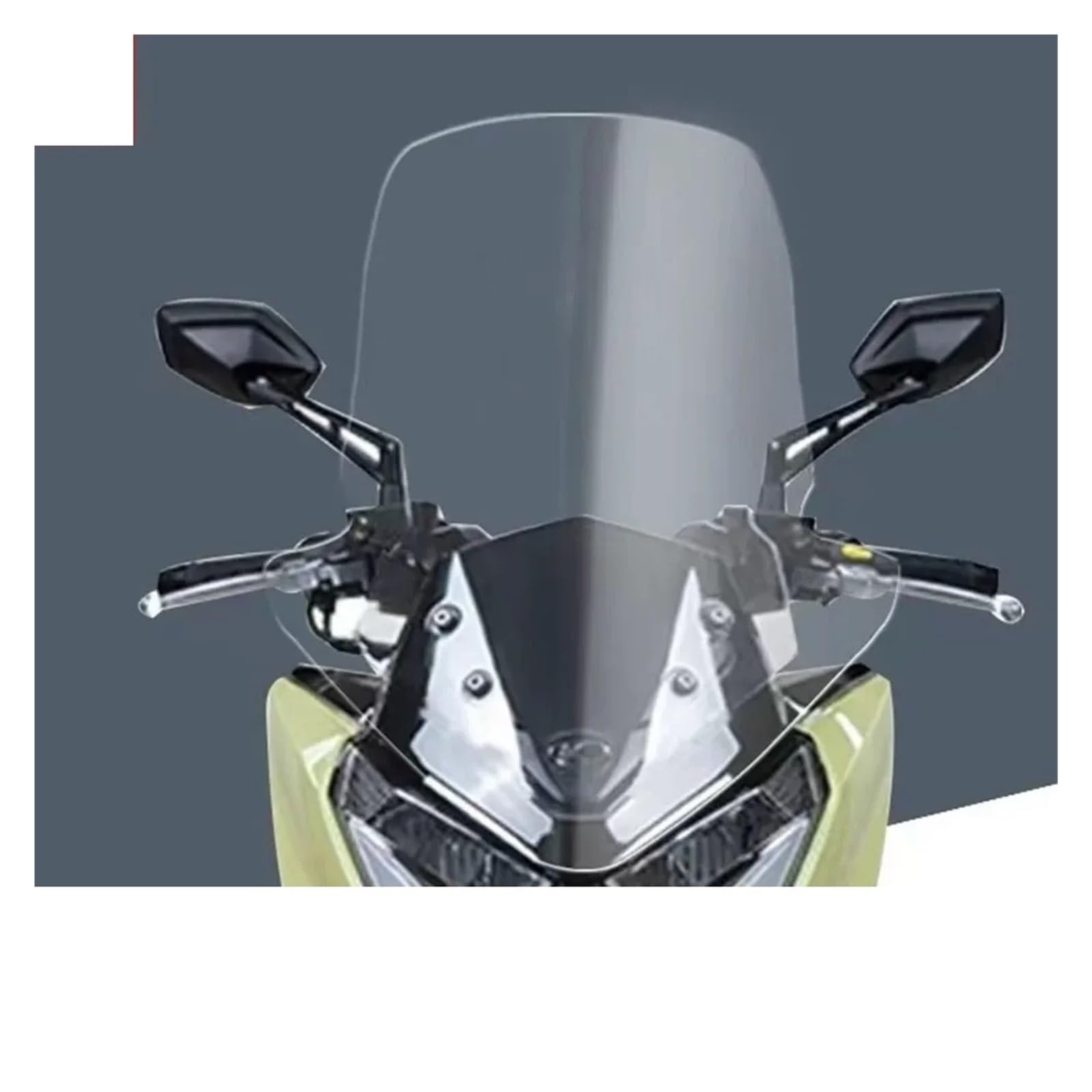Motorrad Spoilerscheibe Für Kymco Für Dink R 125 Für DinkR125 Dink R125 Windschutzscheibe Windschutzscheibe Deflektor Spoiler Protector Motorrad Windschutzscheibe(Handguard 70CM) von Chwqfuhf