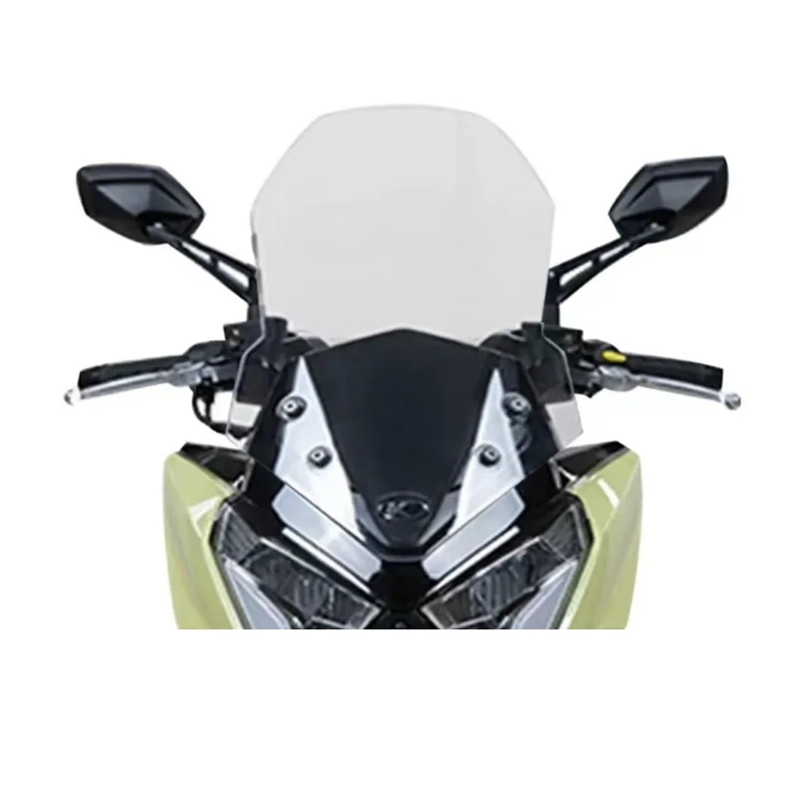 Motorrad Spoilerscheibe Für Kymco Für Dink R 125 Für DinkR125 Dink R125 Windschutzscheibe Windschutzscheibe Deflektor Spoiler Protector Motorrad Windschutzscheibe(Transparent 65CM) von Chwqfuhf