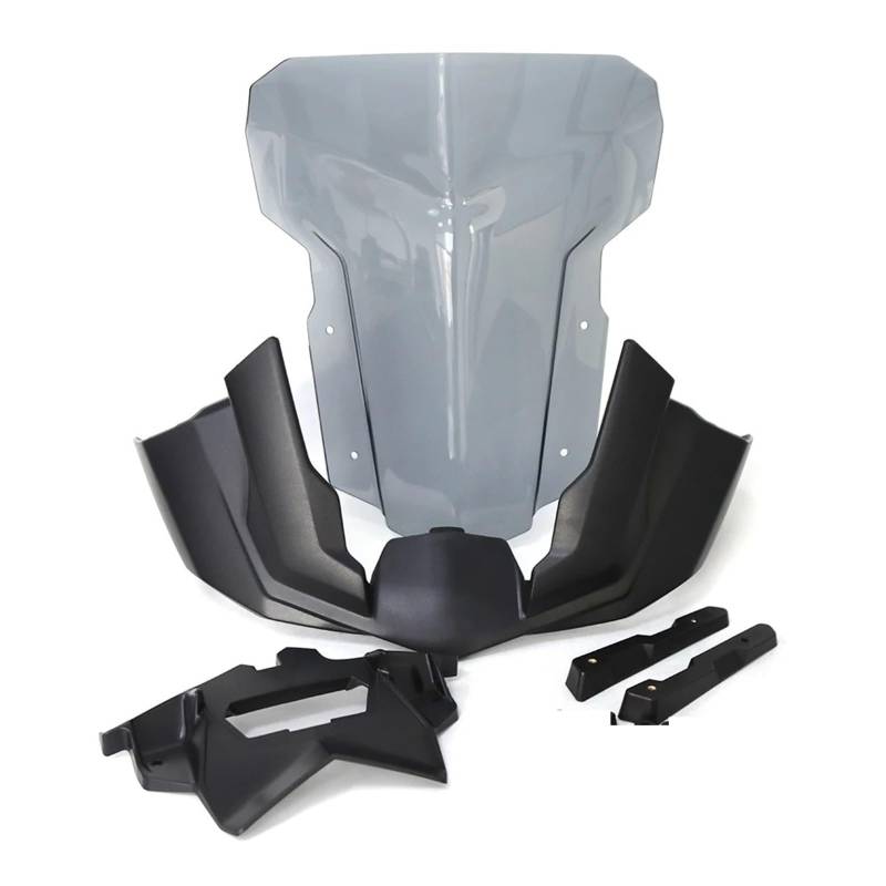 Motorrad Spoilerscheibe Für R1250GS R1200GS R 1250 1200 GS ADV 2014-2024 Motorrad Rally Rooster Kopf Windschutzscheibe Windschutzscheibe Deflektor Spoiler Abdeckung Motorrad Windschutzscheibe(A Grey) von Chwqfuhf
