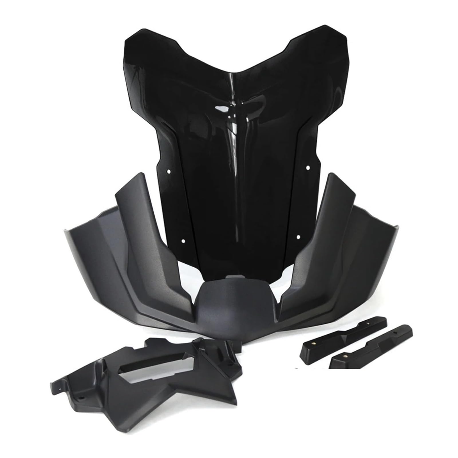 Motorrad Spoilerscheibe Für R1250GS R1200GS R 1250 1200 GS ADV 2014-2024 Motorrad Rally Rooster Kopf Windschutzscheibe Windschutzscheibe Deflektor Spoiler Abdeckung Motorrad Windschutzscheibe(B Black) von Chwqfuhf