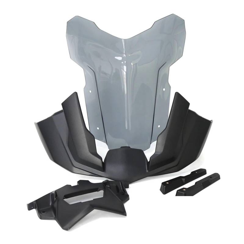 Motorrad Spoilerscheibe Für R1250GS R1200GS R 1250 1200 GS ADV 2014-2024 Motorrad Rally Rooster Kopf Windschutzscheibe Windschutzscheibe Deflektor Spoiler Abdeckung Motorrad Windschutzscheibe(B Grey) von Chwqfuhf